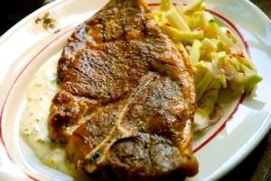 Grilled Pork Steaks with Ranch Dressing is yet another great use for the dressing.