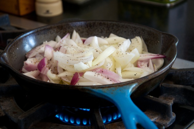 caramelizing onions
